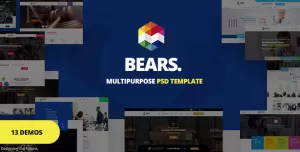 Bear's - Multi-Purpose Business PSD Template
