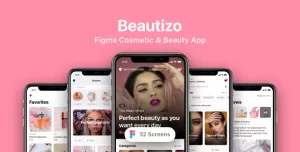 Beautizo - Figma Cosmetic & Beauty App