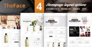 Beauty Cosmetics Store HTML Template - TheFace
