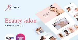 Beauty Salon - Karisma Elementor Kit - TemplateMonster