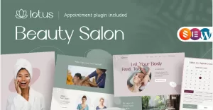 Beauty Salon WordPress Theme - Lotus - TemplateMonster