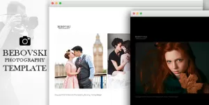 Bebovski Photography - Modern HTML Site Template for Photography