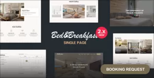 Bed&Breakfast Responsive Single Page