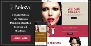 Beleza - Beauty One Page HTML5
