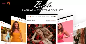 Bella Fashion - Responsive Angular + Bootstrap App Template