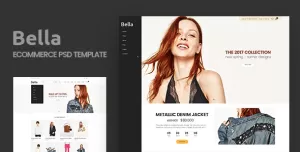 Bella - Multipurpose E-Commerce and Blog PSD Template