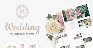 Belle Fleur - Wedding Landing WordPress Elementor Theme