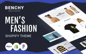 Benchy - Men`s Fashion Shopify Store theme - TemplateMonster