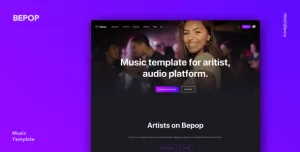 Bepop - Non-stop Music Template