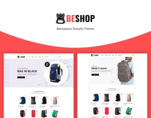 Beshop - Backpacks eCommerce Shopify Theme - TemplateMonster
