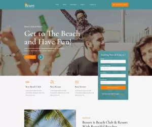 Besort - Beach Club & Resort Elementor Template Kit