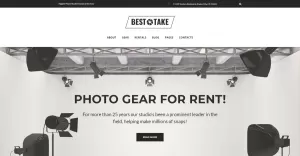 BestTake - Photo Studio Rentals & Services Responsive WordPress Theme