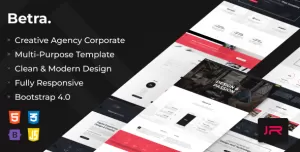 Betra. - Creative Agency Corporate and Multi-purpose Template