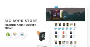 Big Book Store - eCommerce Shopify Theme - TemplateMonster