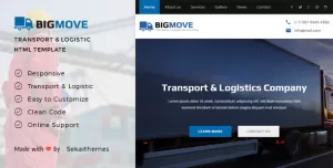 Big Move - Responsive Transport & Logistics HTML Template
