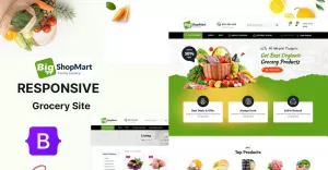 Bigshopmart - Online Grocery Store HTML5 Website Template