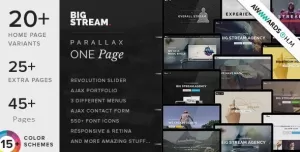 BigStream - One Page Multi-Purpose Joomla Template