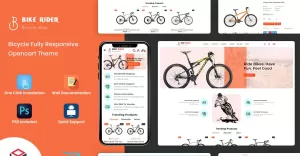 BikeRider -  Sport, Bicycle Responsive Opencart Theme
