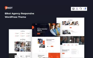 Bikot - Agency Responsive WordPress Theme - TemplateMonster