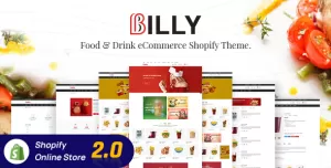 Billy - Food & Drink Store Shopify Theme