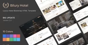 Bilury - Luxury Hotel Bootstrap HTML Template