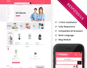 BioZen - The Medical Store Responsive PrestaShop Theme