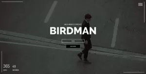 Birdman  Responsive Coming Soon Page