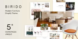Birido - Modern Furniture Responsive Shopify Theme