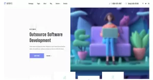 Bitbyte - Outsource Software Development Company WordPress Theme