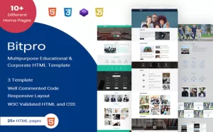 BitPro- Multipurpose Educational & Corporate HTML Template