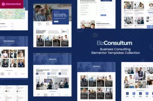 Bizconsultum - Business Consulting Elementor Template Kit