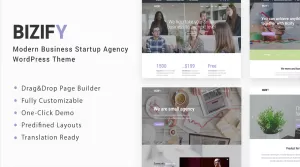 Bizify - Business Startup Agency WordPress Theme - Themes ...