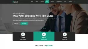 Bizman - OnePage Business and Personal Template - Themes ...