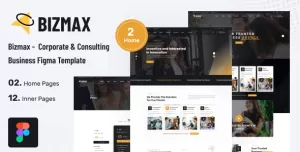 Bizmax - Corporate And Consulting Business Figma Template