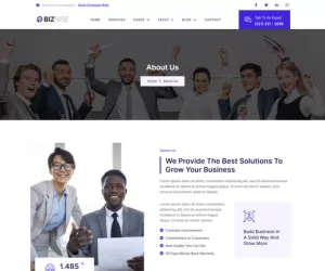 Biznise – Business Consulting Elementor Template Kit