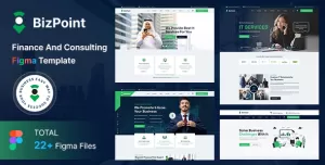 Bizpoint – Finance and Consulting Figma Template
