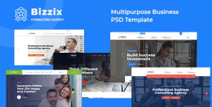 Bizzix - Multipurpose Business PSD Template