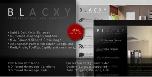 Blacxy Premium Clean-Modern HTML/CSS Template