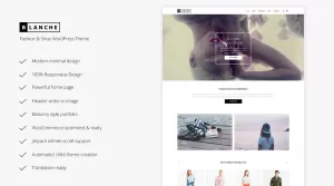 Blanche - Fashion and Shop WordPress Theme - Themes ...