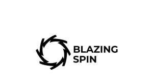 Blazing Spin Negative Space Logo