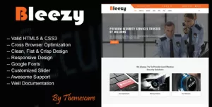 Bleezy - Security Company HTML Template