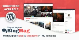 BlogMag - Multipurpose Blog & Magazine HTML Template