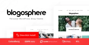 Blogosphere - Magazine and Blog WordPress Theme
