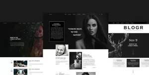 BLOGR – PSD template for Special BLOGGERS