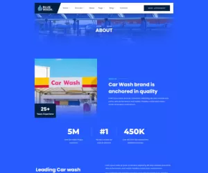 Bluewash - Car Washing & Cleaning Services Template Kit