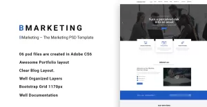 BMarketing – The Marketing PSD Template - TemplateMonster