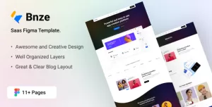 Bnze - Figma SaaS and Software Template