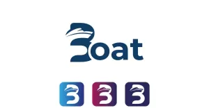 Boat logo design and app icon design - TemplateMonster