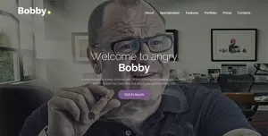 Bobby - Creative Service Unbounce Landing Page
