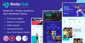 BodyClub - Fitness, Workout & Gym WordPress Theme